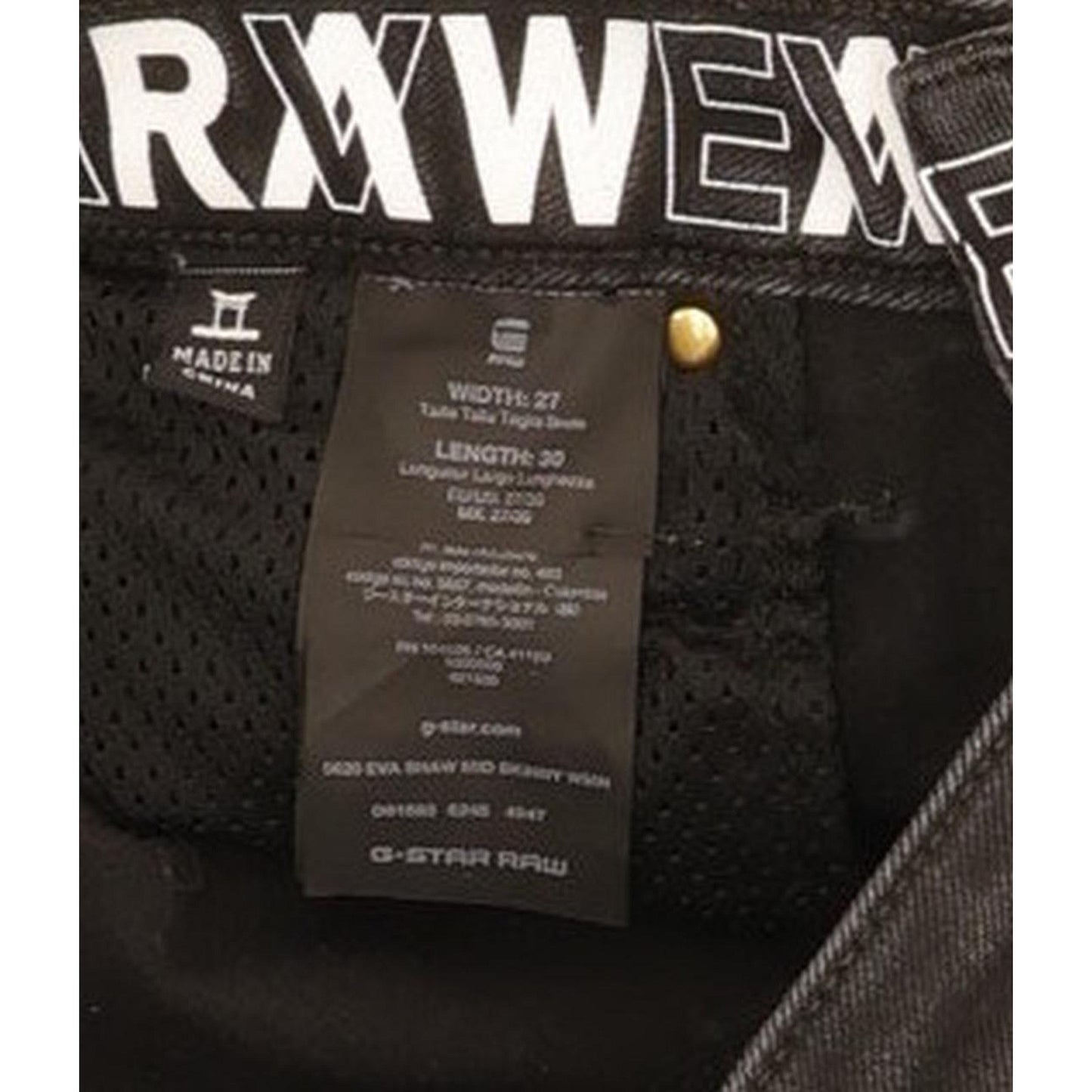 G-Star 5620 Eva Shaw Women Black Skinny Slim Stretch Jeans W27 L29
