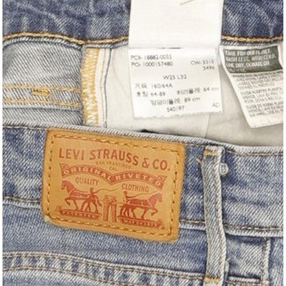 Levi's 721 Women Blue Skinny Slim Stretch Jeans W25 L26
