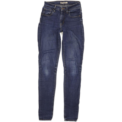 Levi's 721 Women Blue Skinny Slim Stretch Jeans W26 L32