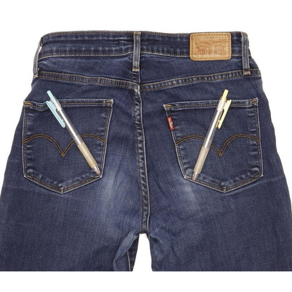 Levi's 721 Women Blue Skinny Slim Stretch Jeans W26 L32