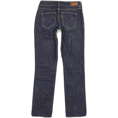 Levi's Bold Curve Women Blue Straight Slim Stretch Jeans W26 L29