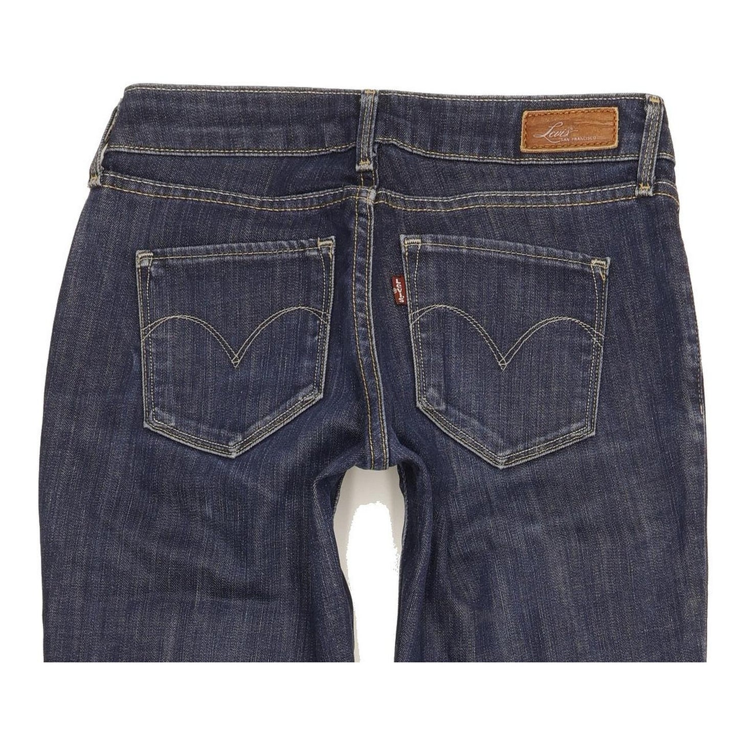 Levi's Bold Curve Women Blue Straight Slim Stretch Jeans W26 L29