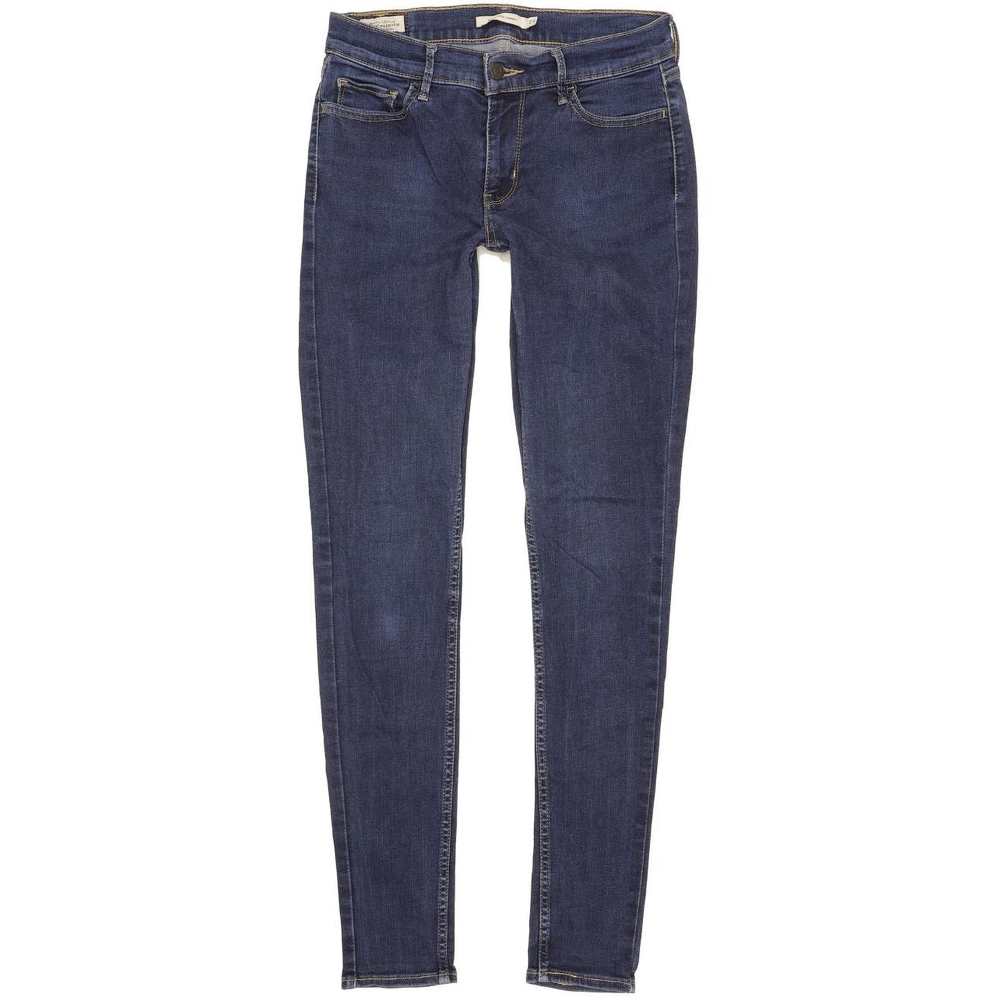 Levi's 710 Super Women Blue Skinny Slim Stretch Jeans W29 L31