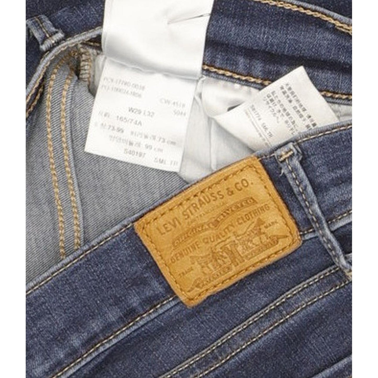 Levi's 710 Super Women Blue Skinny Slim Stretch Jeans W29 L31
