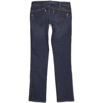 G-Star Midge Women Blue Straight Slim Stretch Jeans W30 L34