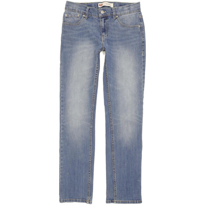 Levi's 511 Kids Blue Straight Slim Stretch Jeans W26 L30