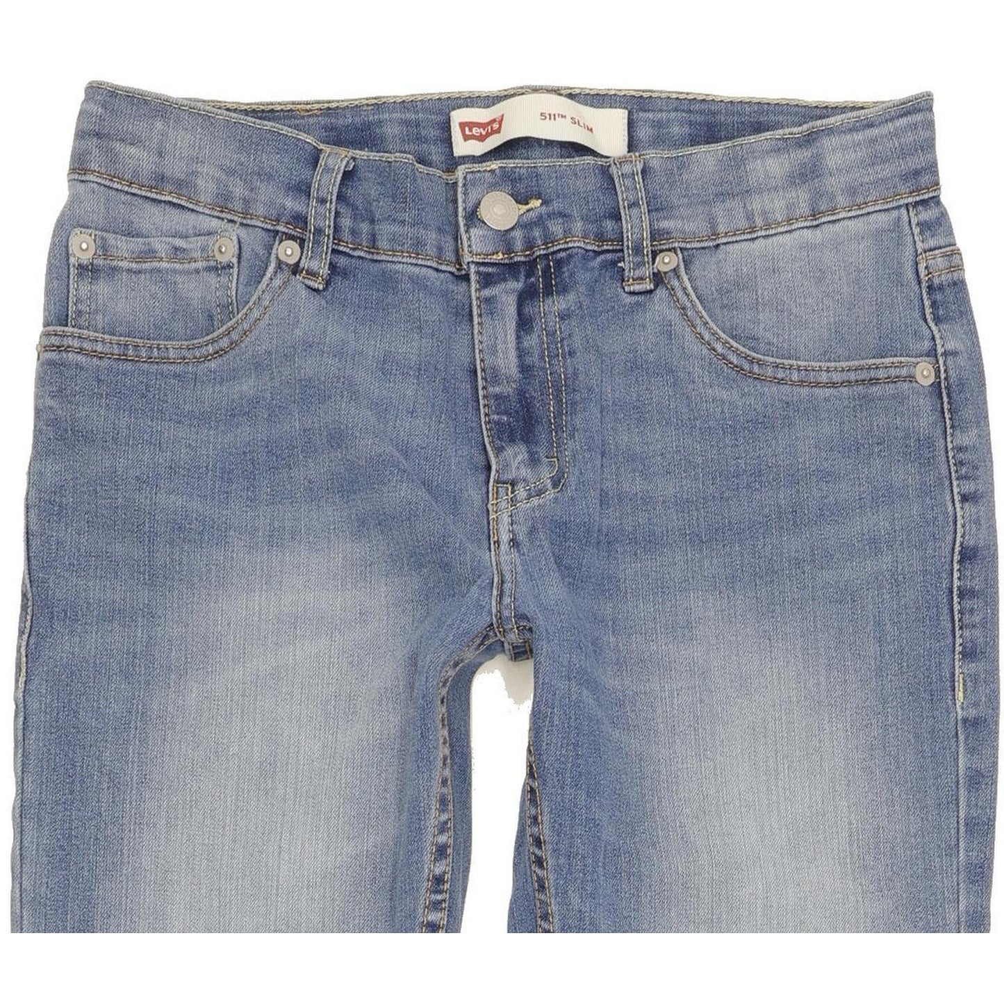 Levi's 511 Kids Blue Straight Slim Stretch Jeans W26 L30