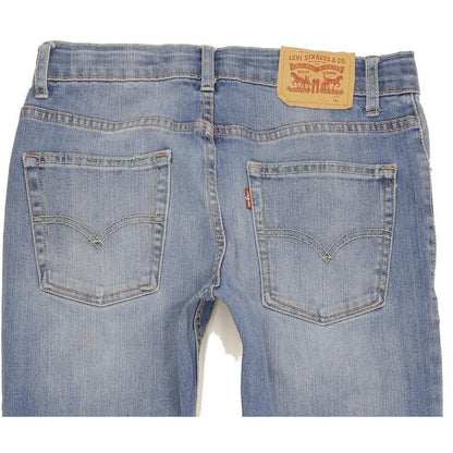 Levi's 511 Kids Blue Straight Slim Stretch Jeans W26 L30