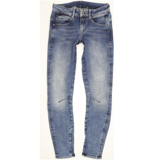 G-Star Arc 3D Women Blue Skinny Slim Stretch Jeans W27 L34
