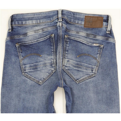 G-Star Arc 3D Women Blue Skinny Slim Stretch Jeans W27 L34