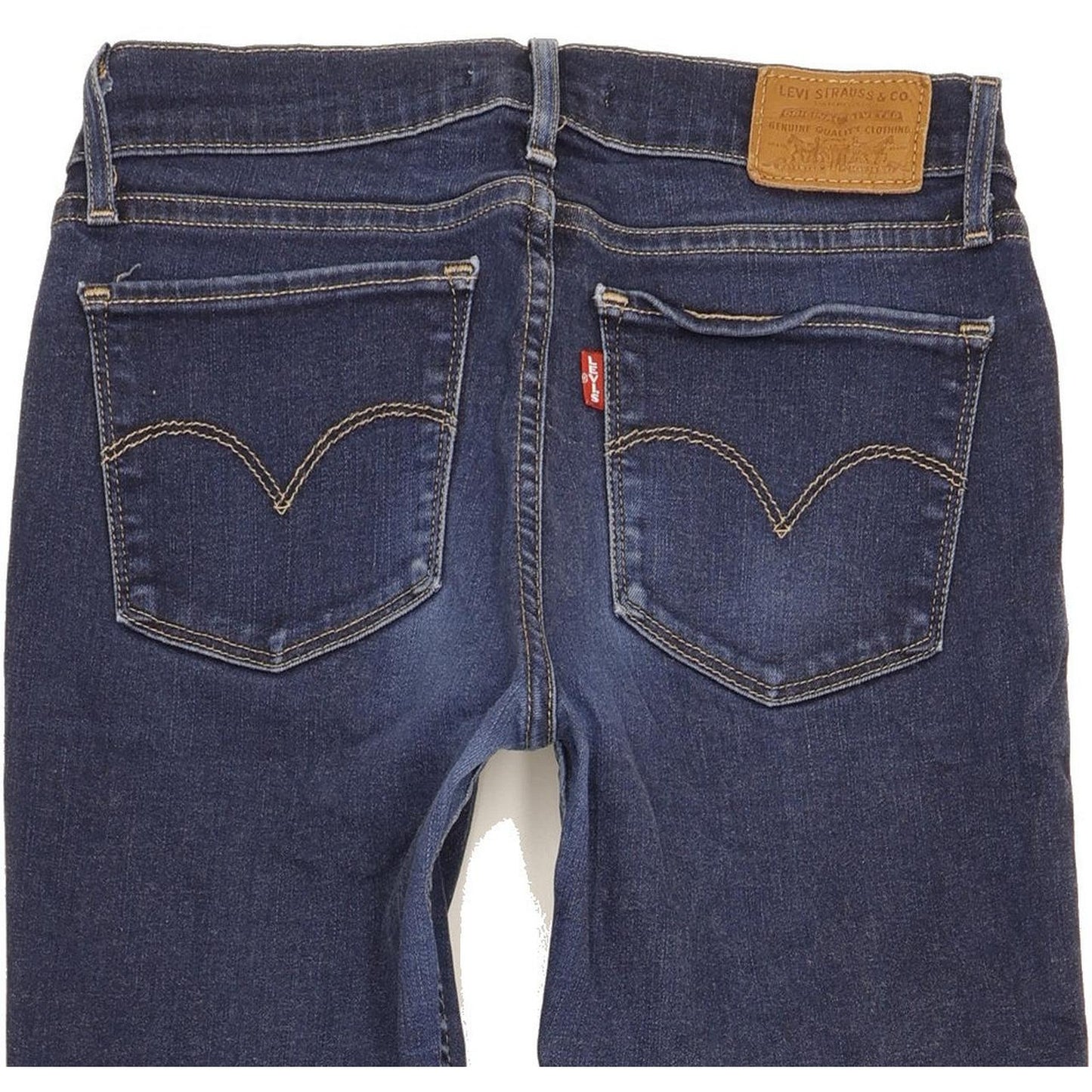 Levi's 710 Super Women Blue Skinny Slim Stretch Jeans W26 L31