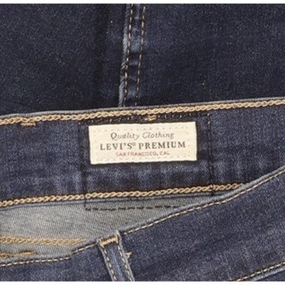 Levi's 710 Super Women Blue Skinny Slim Stretch Jeans W26 L31