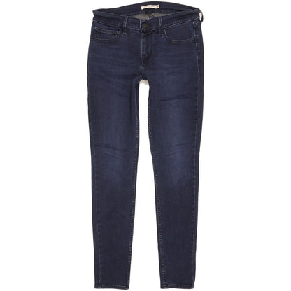 Levi's 710 Super Women Blue Skinny Slim Stretch Jeans W30 L30