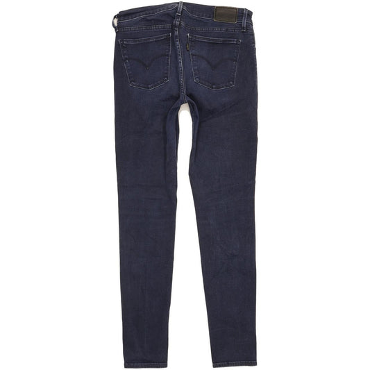 Levi's 710 Super Women Blue Skinny Slim Stretch Jeans W30 L30