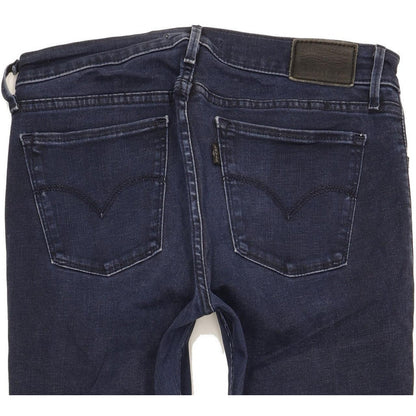 Levi's 710 Super Women Blue Skinny Slim Stretch Jeans W30 L30