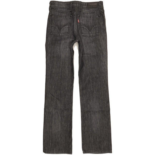 Levi's 627 Women Charcoal Straight Slim Stretch Jeans W27 L30