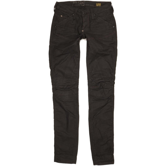 G-Star Elwood Heritage Women Black Skinny Slim Stretch Jeans W26 L34