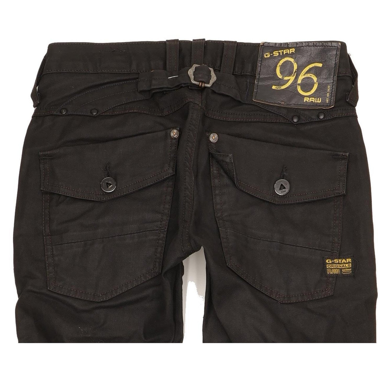 G-Star Elwood Heritage Women Black Skinny Slim Stretch Jeans W26 L34