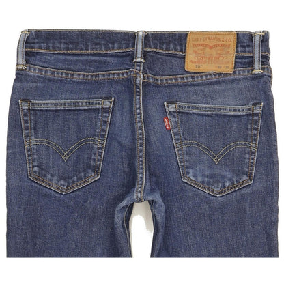 Levi's 511 Men Blue Straight Slim Jeans W30 L29
