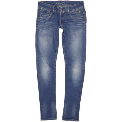 G-Star 3301 Women Blue Skinny Slim Stretch Jeans W30 L33