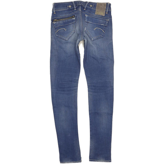 G-Star 3301 Women Blue Skinny Slim Stretch Jeans W30 L33