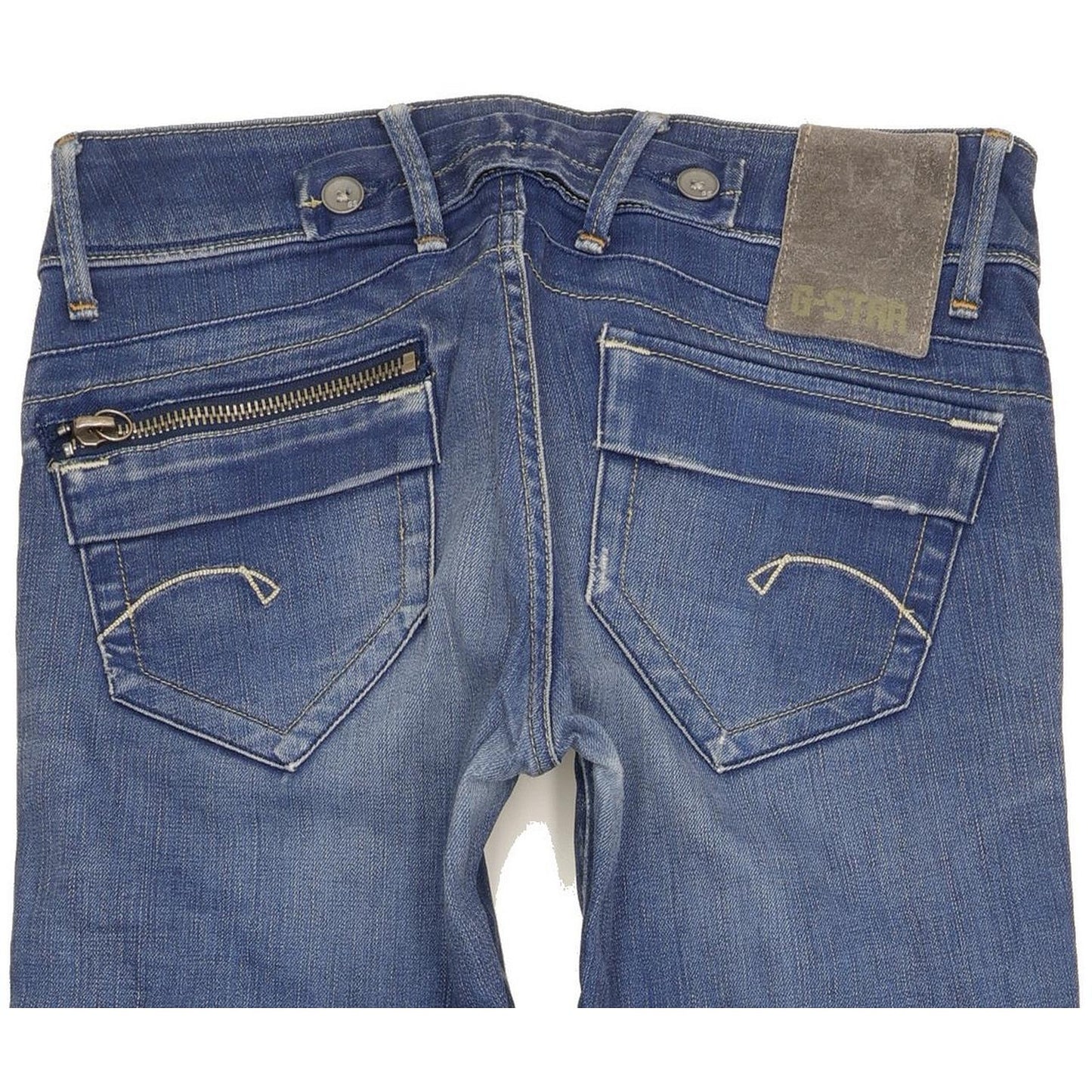 G-Star 3301 Women Blue Skinny Slim Stretch Jeans W30 L33