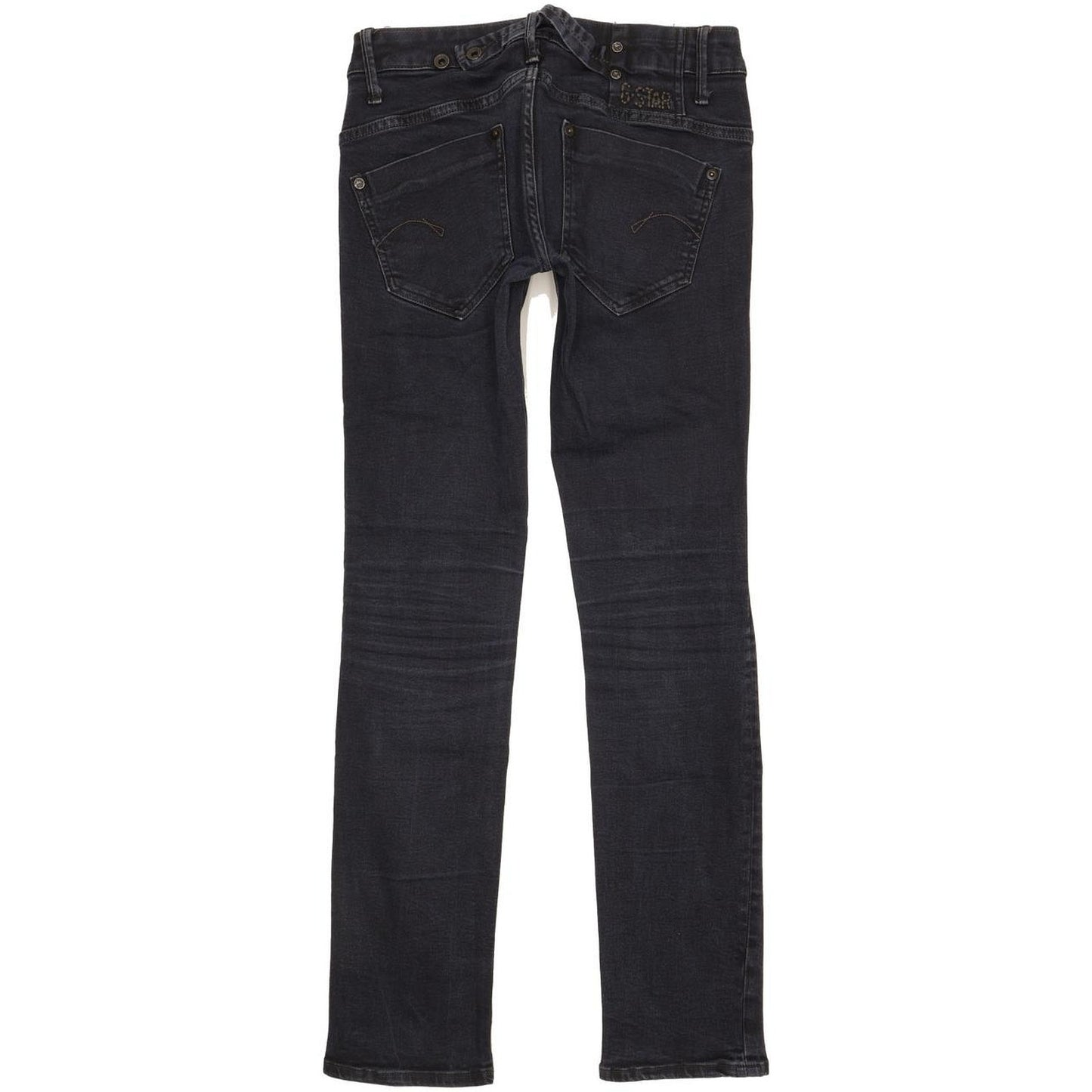 G-Star Midge Women Black Straight Slim Stretch Jeans W27 L31