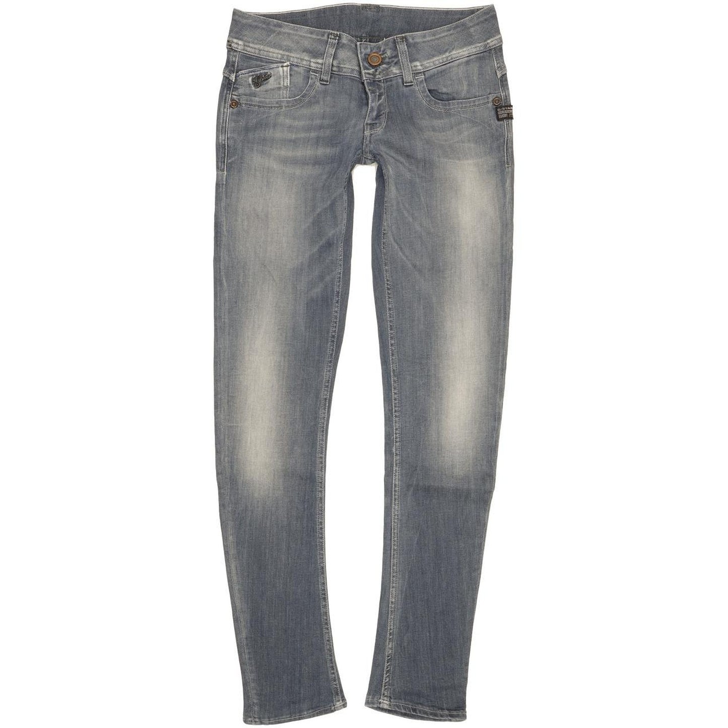 G-Star Lynn Women Blue Skinny Slim Stretch Jeans W27 L31