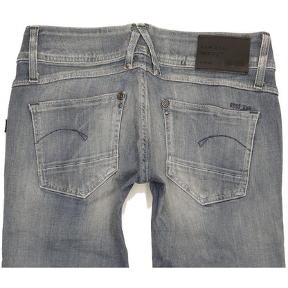 G-Star Lynn Women Blue Skinny Slim Stretch Jeans W27 L31
