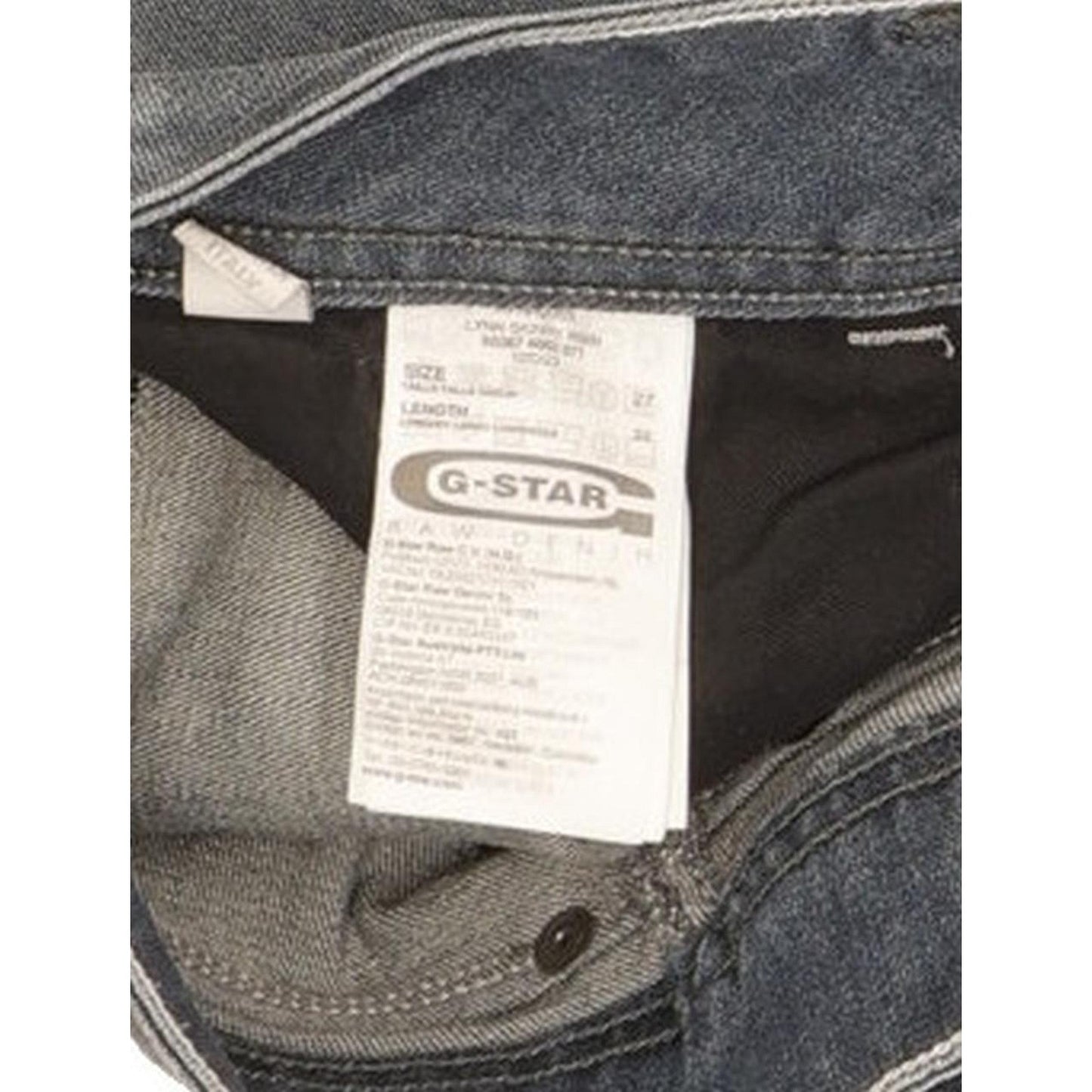 G-Star Lynn Women Blue Skinny Slim Stretch Jeans W27 L31