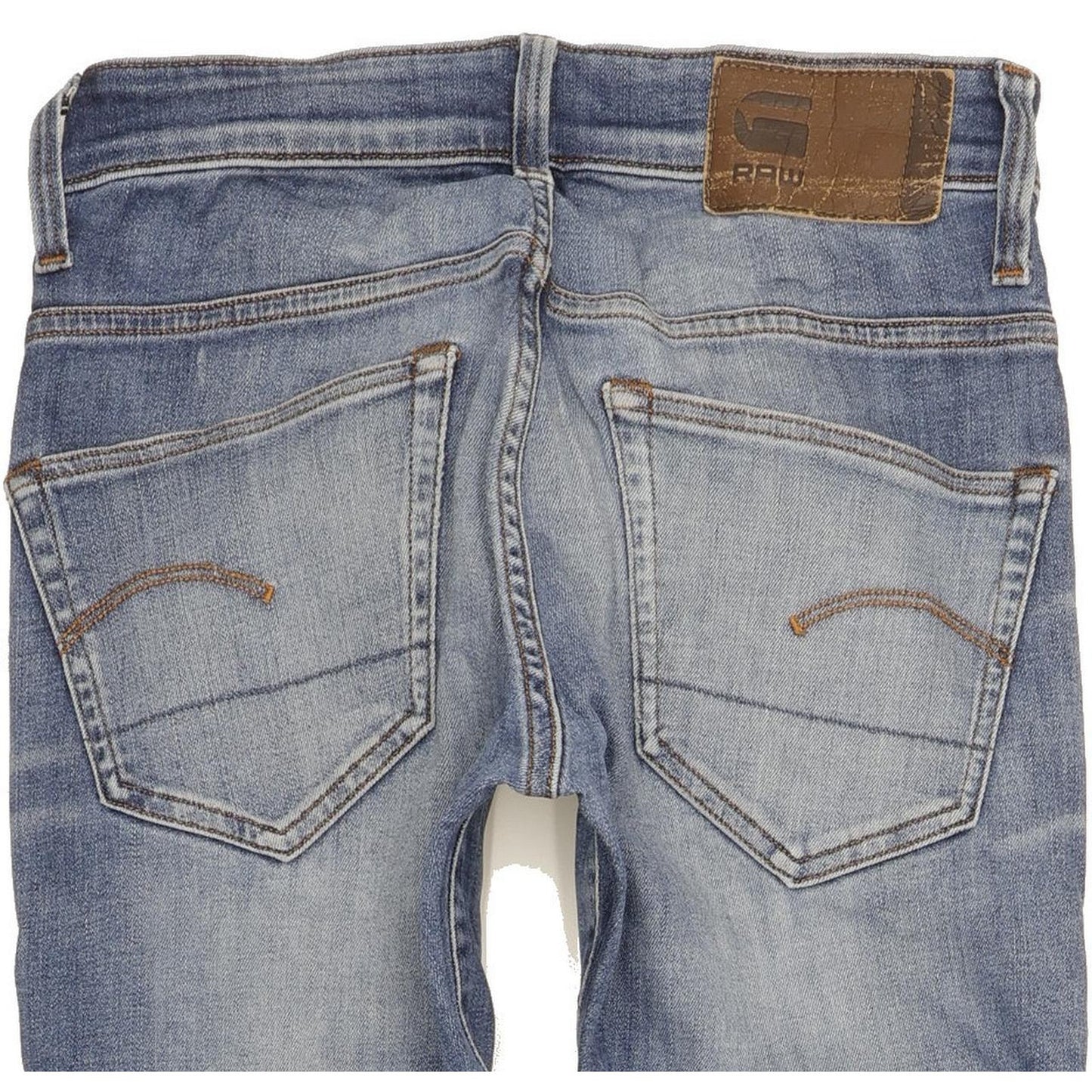 G-Star 3301 Deconstructed Women Blue Skinny Slim Stretch Jeans W27 L32