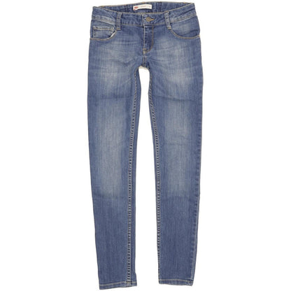 Levi's 711 Kids Women Blue Skinny Slim Stretch Jeans W26 L29