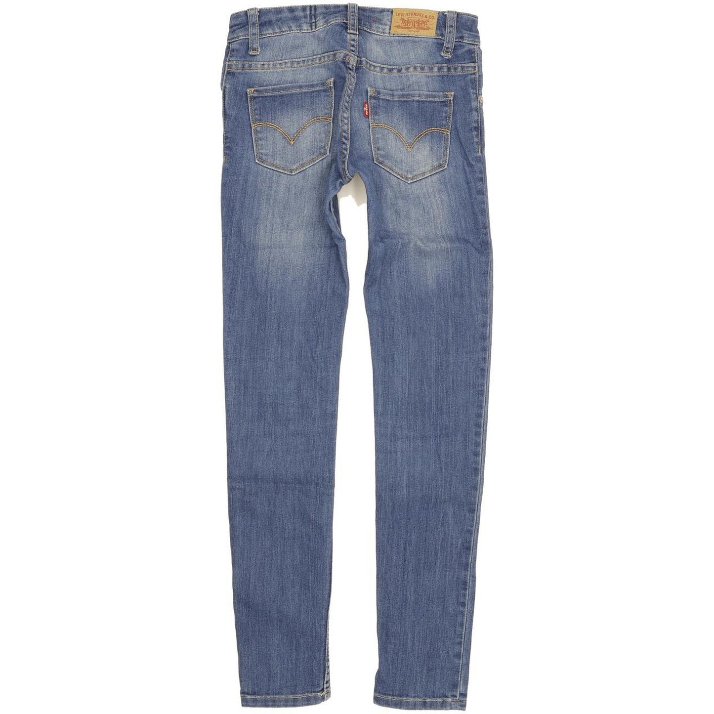 Levi's 711 Kids Women Blue Skinny Slim Stretch Jeans W26 L29