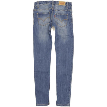 Levi's 711 Kids Women Blue Skinny Slim Stretch Jeans W26 L29