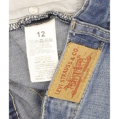 Levi's 711 Kids Women Blue Skinny Slim Stretch Jeans W26 L29