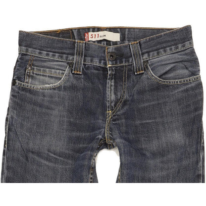 Levi's 511 Men Blue Straight Slim Jeans W31 L33