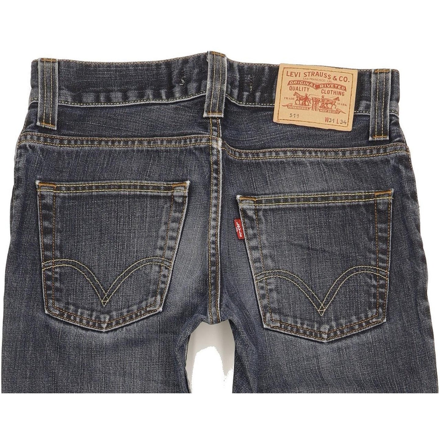 Levi's 511 Men Blue Straight Slim Jeans W31 L33