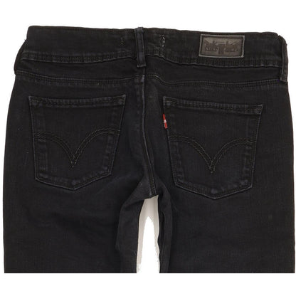 Levi's 571 Women Black Straight Slim Jeans W29 L28