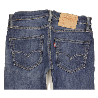 Levi's 511 Men Blue Straight Slim Stretch Jeans W29 L32