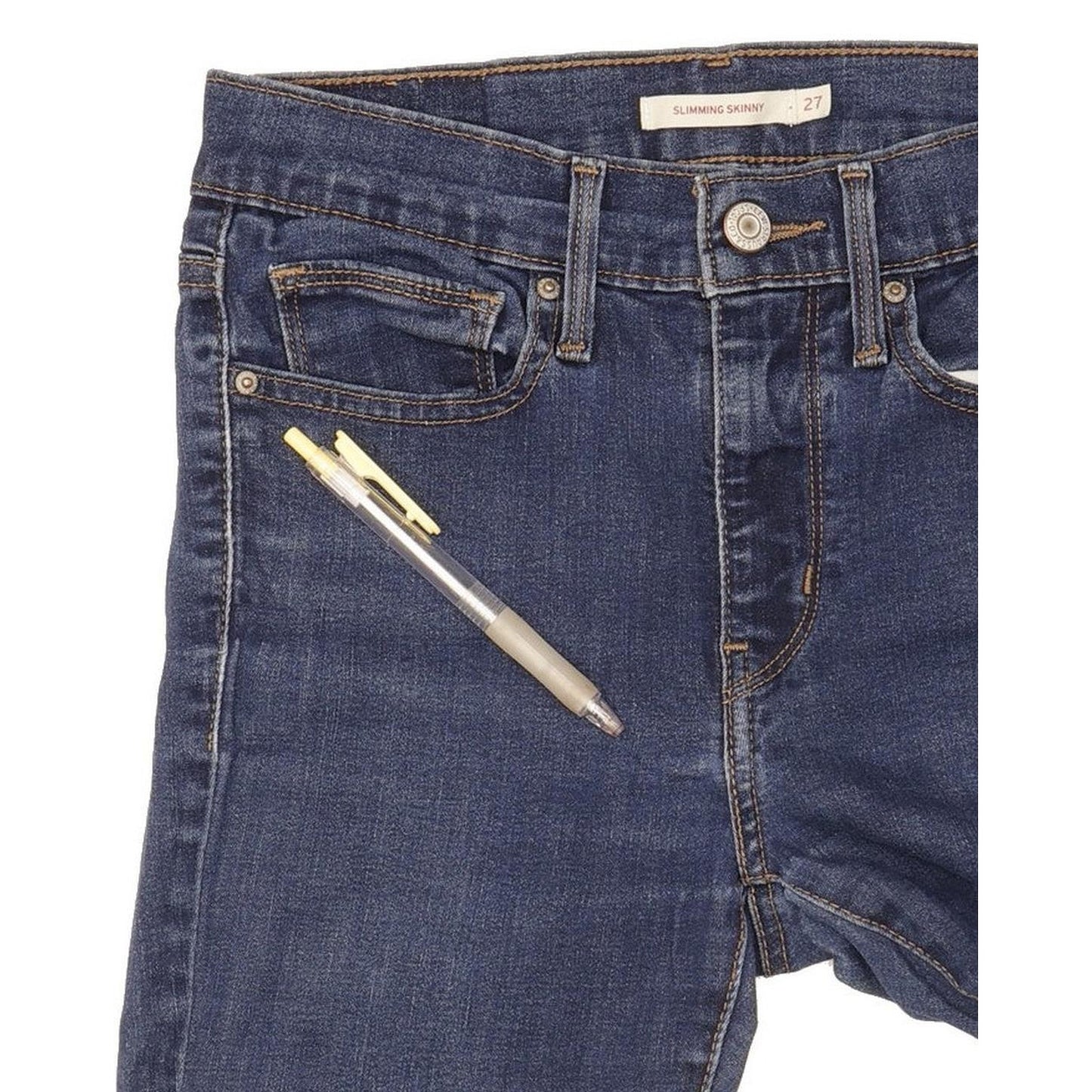 Levi's Slimming Women Blue Skinny Slim Stretch Jeans W27 L32