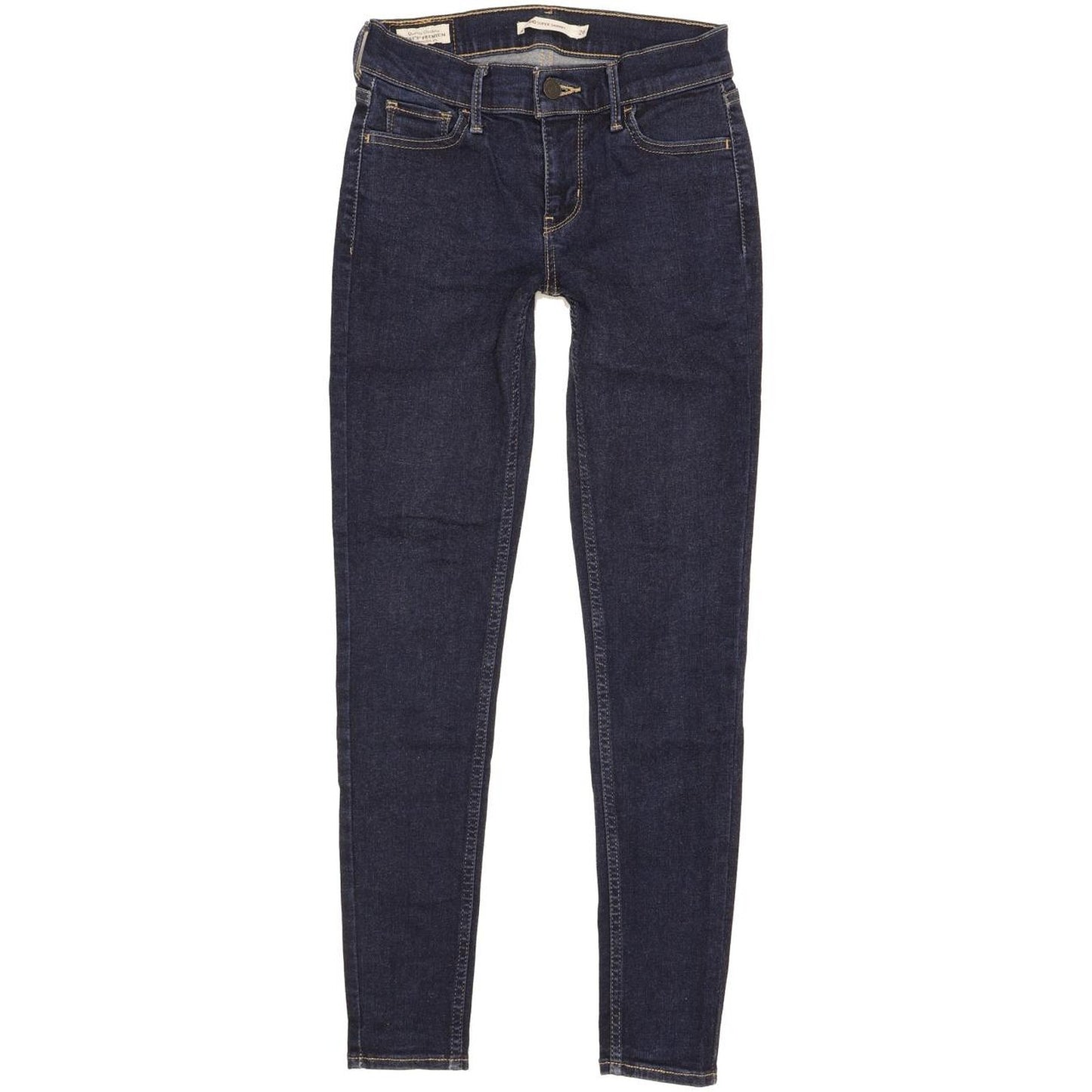 Levi's 710 Super Women Blue Skinny Slim Stretch Jeans W26 L27