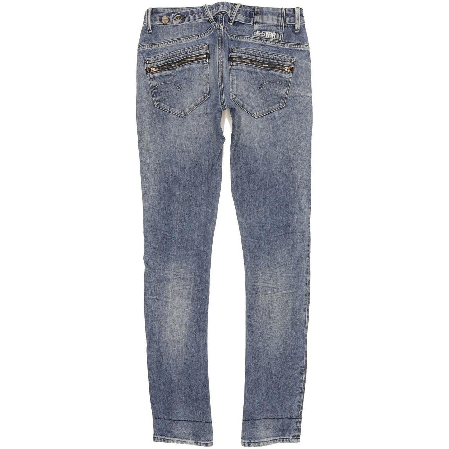 G-Star Women Blue Skinny Slim Stretch Jeans W30 L35