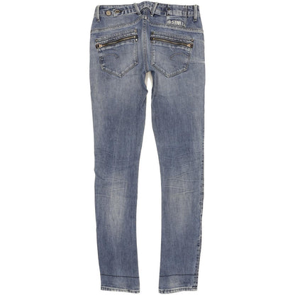 G-Star Women Blue Skinny Slim Stretch Jeans W30 L35