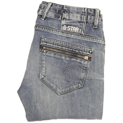 G-Star Women Blue Skinny Slim Stretch Jeans W30 L35