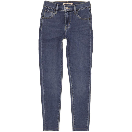 Levi's 720 Women Blue Skinny Slim Stretch Jeans W23 L25