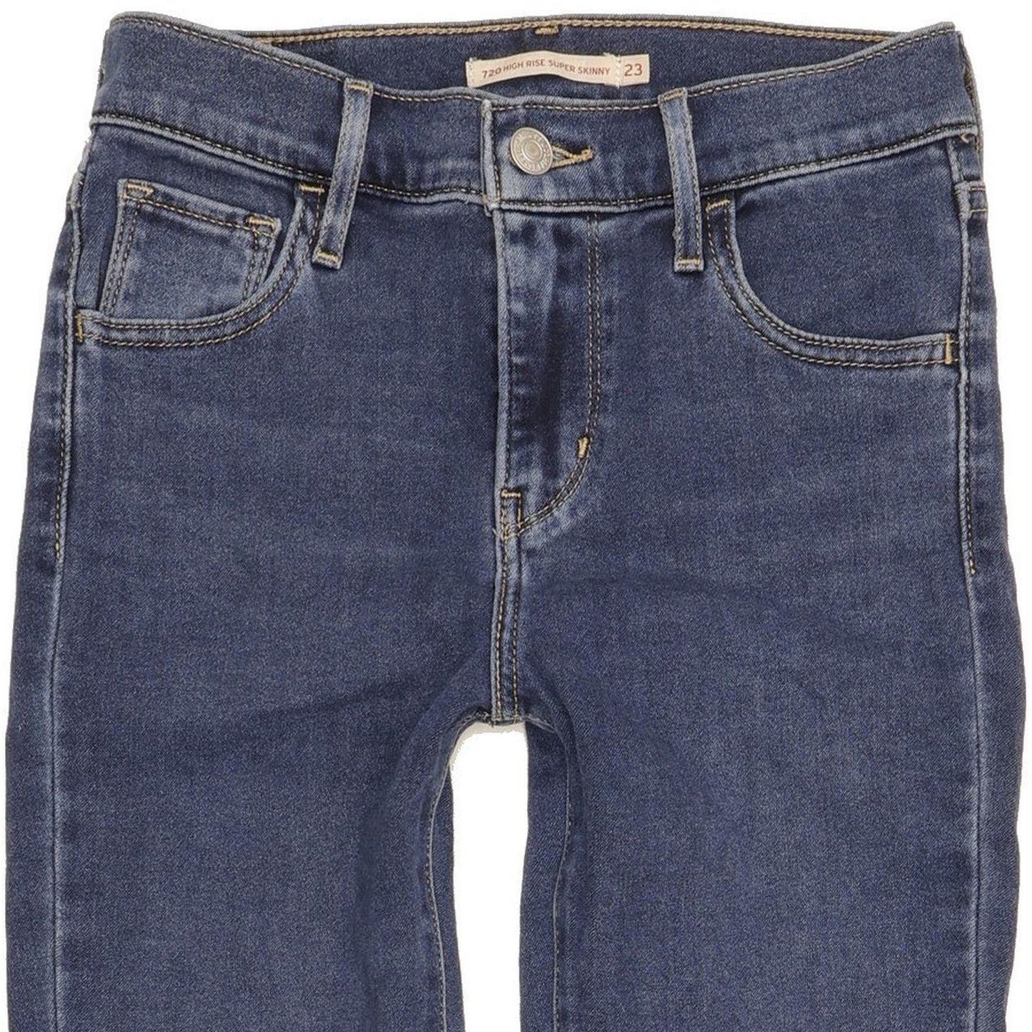 Levi's 720 Women Blue Skinny Slim Stretch Jeans W23 L25