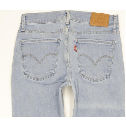 Levi's 710 Super Women Blue Skinny Slim Stretch Jeans W27 L30