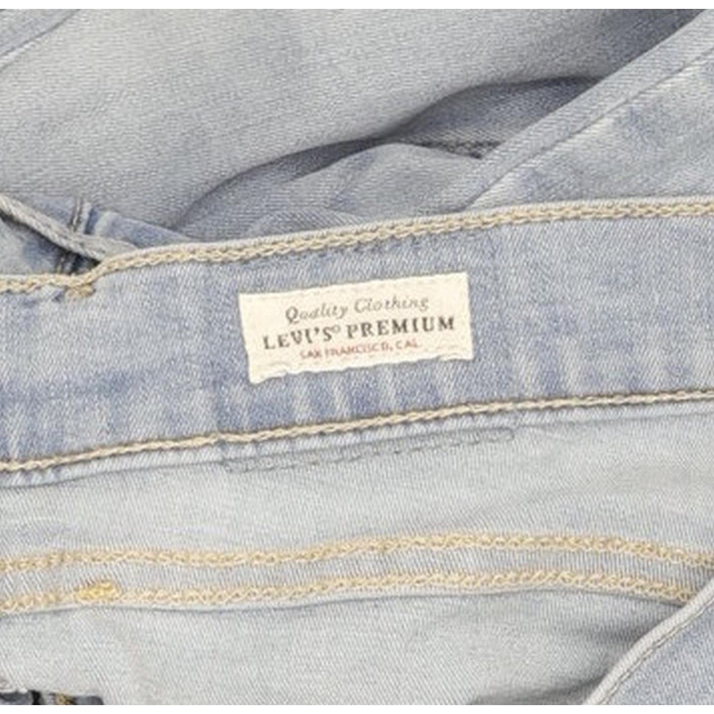 Levi's 710 Super Women Blue Skinny Slim Stretch Jeans W27 L30