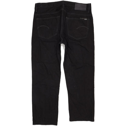 G-Star 3301 Irregular Men Black Straight Regular Jeans W38 L28