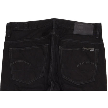 G-Star 3301 Irregular Men Black Straight Regular Jeans W38 L28